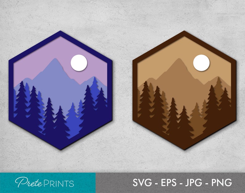 Free Free 266 Mountain Layered Svg SVG PNG EPS DXF File