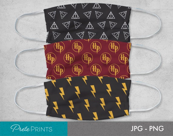 Download Harry Potter Face Mask Digital Download Jpg And Png Etsy