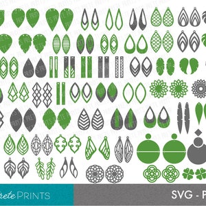 Earrings SVG Bundle - Earring SVG Cricut, SVG Earring Template, Earring Cut Template, Cricut Earring svg, Jewelry Bundle svg, Cricut svg