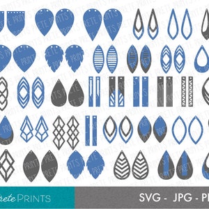 Earrings SVG Bundle - Earring SVG Cricut, SVG Earring Template, Earring Cut Template, Cricut Earring svg, Jewelry Bundle svg, Cricut svg