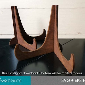 Laser Gesneden Ezel Display Stand - SVG bestand voor Glowforge, Glowforge Gesneden vijl, Hout Display stand, Tekenhouder gesneden bestand