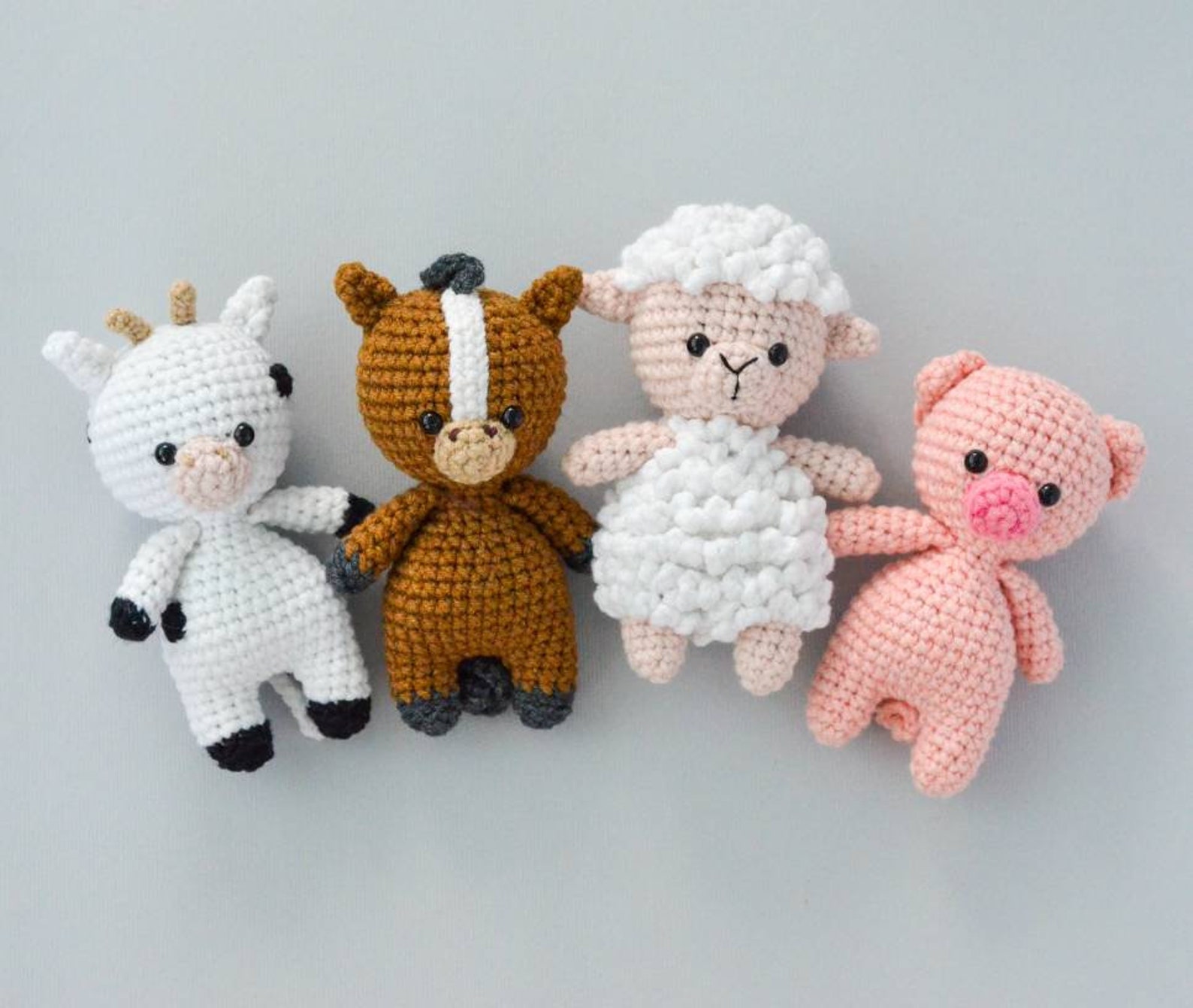 Baby Farm Animals Country Animals Crochet Mini Toys : Bee - Etsy