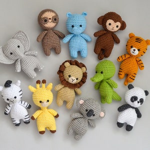 Safari nursery Jungle baby shower Baby monkey Hippo Giraffe Crocodile Panda Elephant Lion Tiger Zebra Sloth Koala