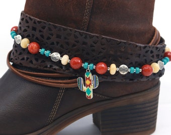 Cactus boot bling, boot bracelet, boot anklet, rodeo jewelry, birthday gift  SINGLE ONLY
