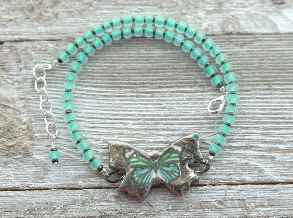 Beach gypsy anklet womans gift idea Mothers day gift Etsy