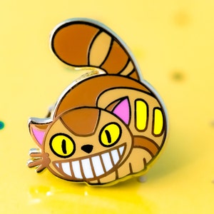 Manga pin| Cute Catbus pin| My neighbor Totoro characters pin| Japanese Anime Ghibli Studio | Kawaii jewelry | Valentine' s day accessories