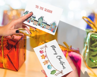 Printable Christmas Card || Cute Xmas Card || 5x7 Instant Download || Holiday Greeting Card || Holiday Card Design