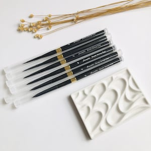 Paleta de regalo - Traje portátil de cepillo de viaje de bolsillo de pincel de acuarela portátil