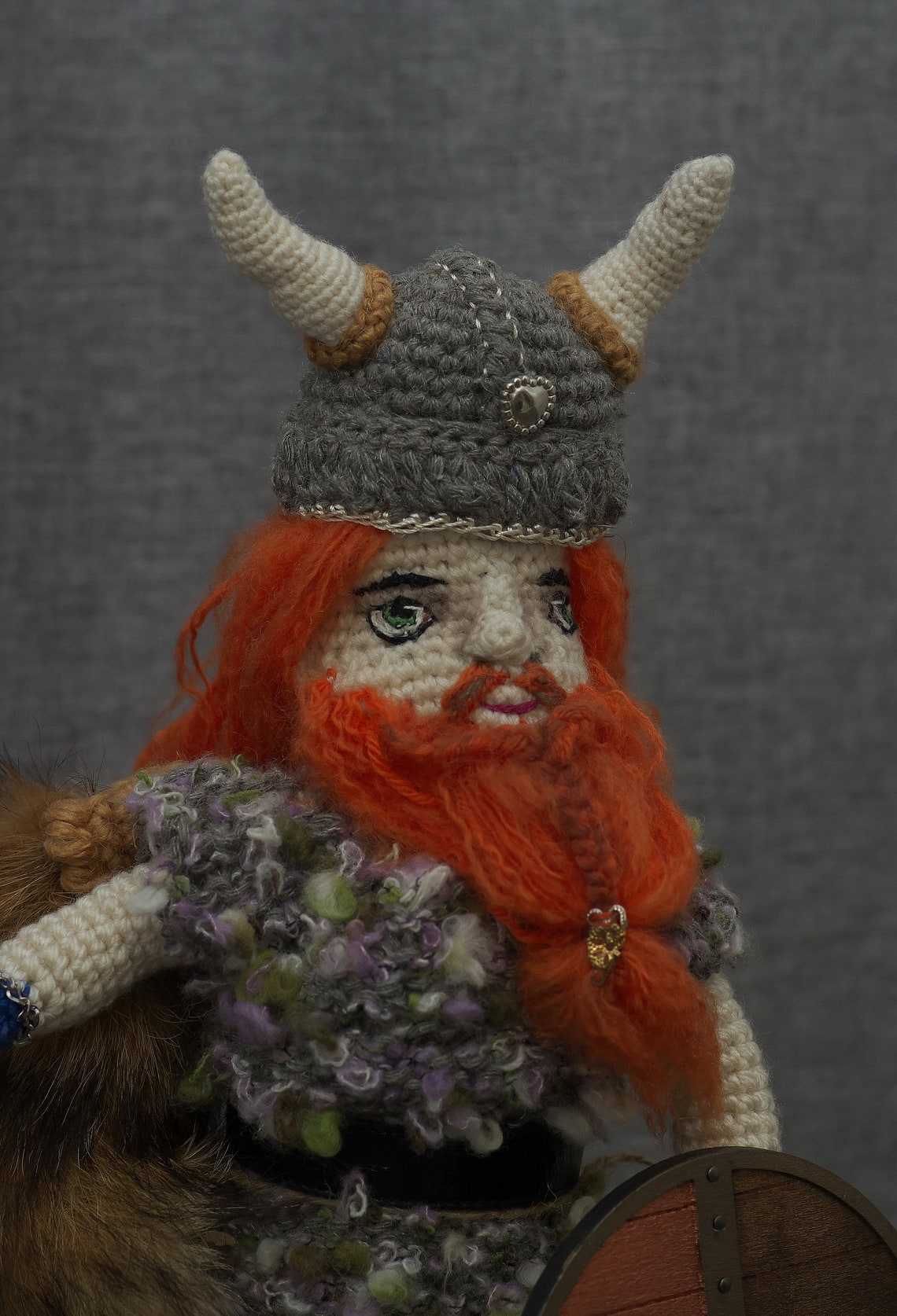 Handmade Knitted Interior Viking Doll Free UPS Shipping Etsy