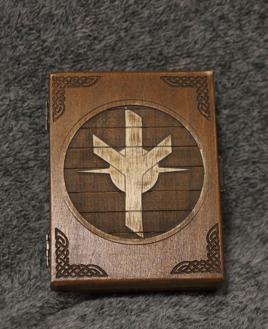 Algiz Rune - Valkyrie, Protection - Themed Wooden Jevelery Box/casket ...