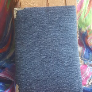 Magic Unicorn Series Handmade Denim Blue Paper Notebook in Wooden Box ...