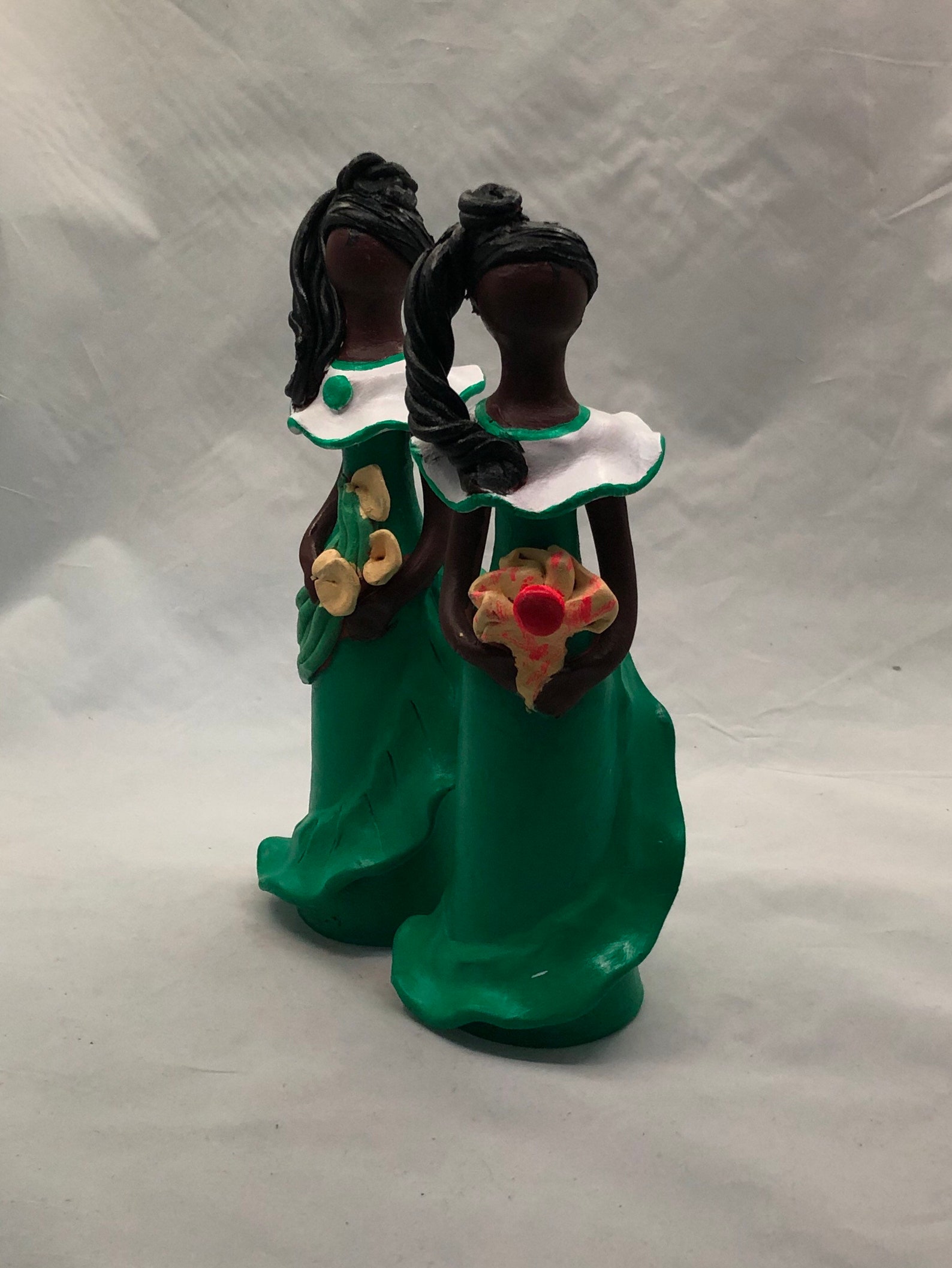 Dominican faceless dolls lime dolls handmade pink orange Etsy