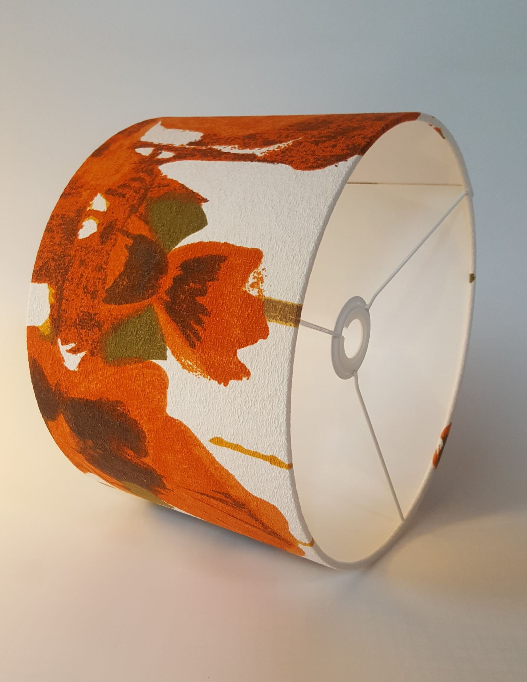 Mid century modern Retro lamp shade made from original vintage Etsy