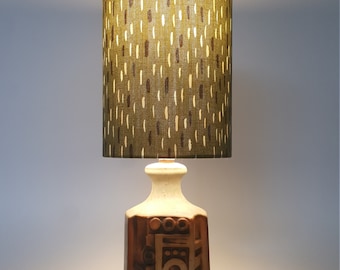 Green 'Art' Lamp shades handmade from Scandinavian fabric