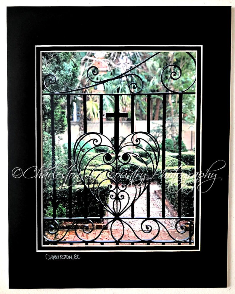Heart Gate Charleston South Carolina PRINT Etsy