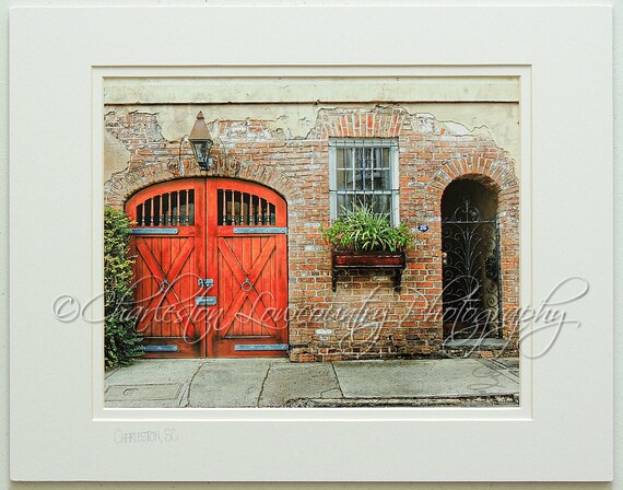 The Barn Door And Iron Gate Charleston South Carolina Etsy