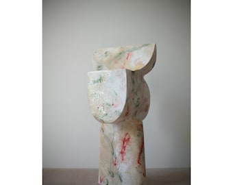 Keramisch beeldhouwwerk - totemfiguur - Florence Pauliac