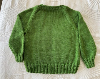 Unisex kid's jumper / sweater with ribbed/rolled neck. Various colours available.