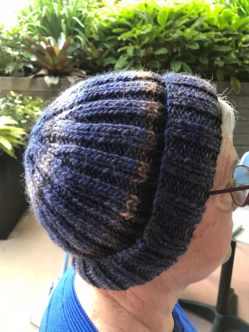 Unisex double ribbed, adult and kid's beanie variegated colours. Bild 4