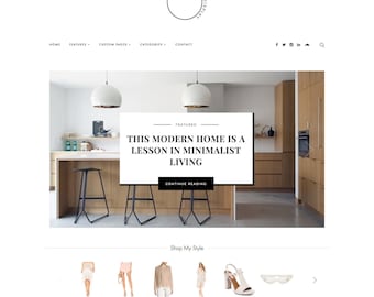 MassDisplay - Responsive Blogger Template with Boxed Post Layout - Minimalist template - Photography Fashion - Premade Theme Blogspot