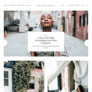 Belmondo | Vorgefertigte Blogger-Vorlage - Responsive Blogger Theme - vorgefertigte Blog-Vorlage, Blogger-Design, Blog-Design