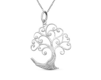 Tree of Life Pendant Necklace | Pendant Necklace | Tree of Life | Tree of Life Charm |  Silver Tree of Life | Tree Silhouette