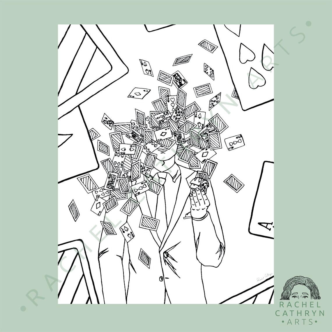 MAGIC COLORING PAGES Instant Download Jpeg and Pdf Set of 3 Printable ...