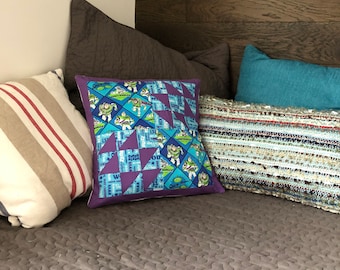 Toy Story - Buzz' Inspired Patchwork Cushion Cover