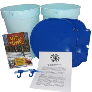 Maple Syrup Tapping Kit 2 Tapping Buckets Lids Maple Sap - Etsy