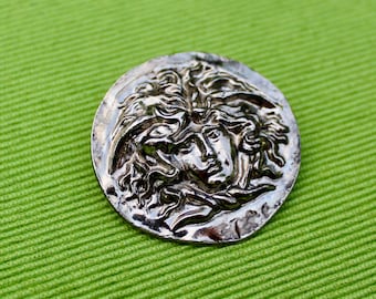 Broche Medusa Broche Diosa Vintage