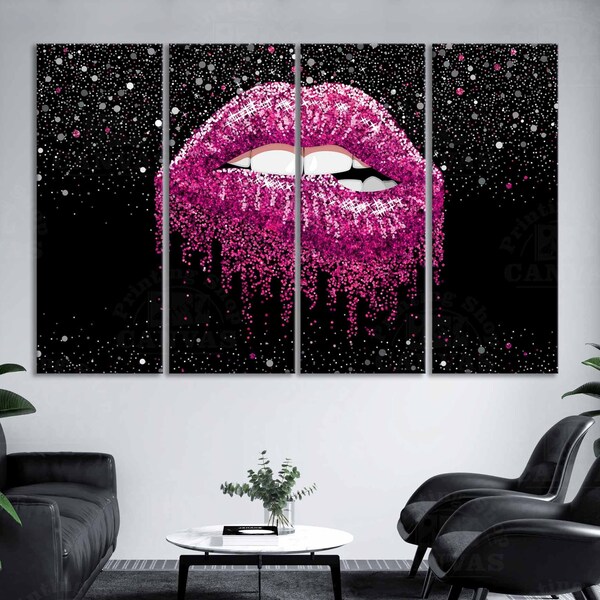 Glitter Lips Etsy