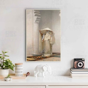 John Singer Sargent Canvas Woman Smoke Of Ambergris Print Fumée d&#39;Ambre Gris Gallery Wall Decor Reproduction Painting Artwork Decoration
