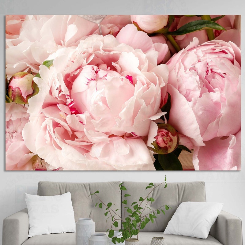 Peony Wall Decor - Etsy