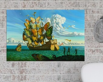 Featured image of post Wallpaper Salvador Dali Butterfly Ship Shop more than 250 000 motives of art prints merchandise save 20 on first buy express delivery 100 satisfaction guarantee buy 3 1 choose from category salvador dal