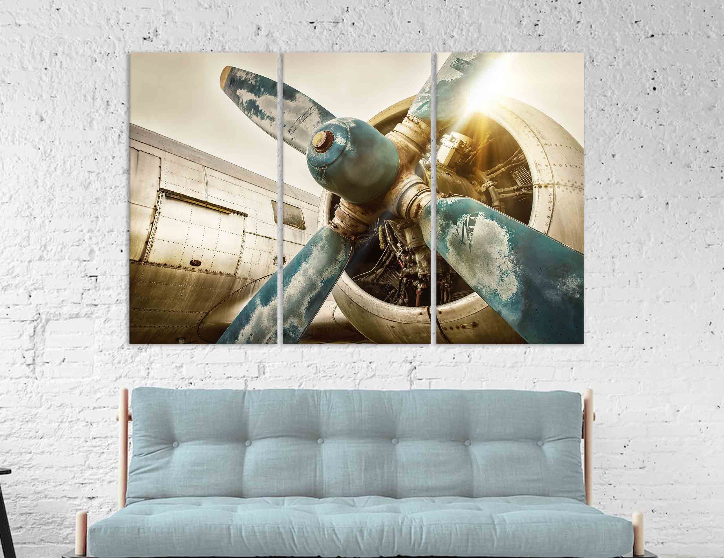 Aviation art Airplane wall art decor Airplane office wall Etsy