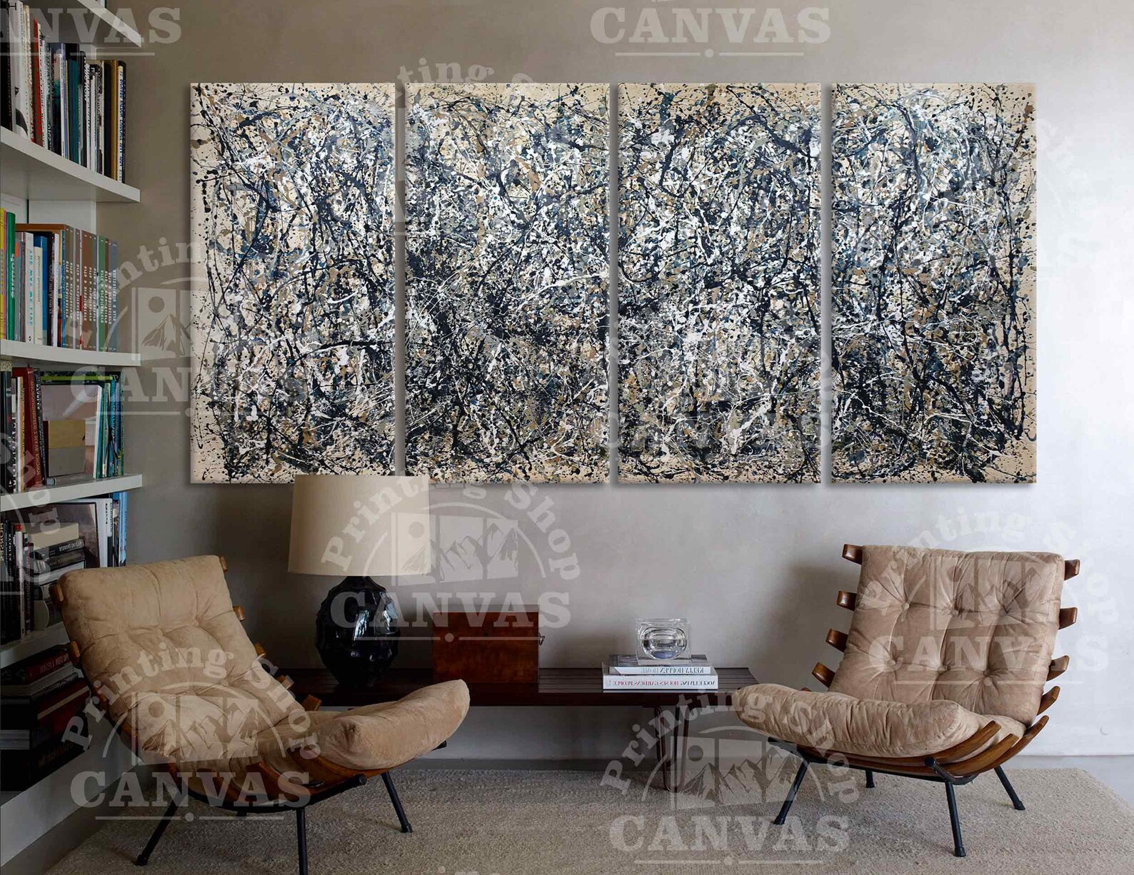 Jackson Pollock Autumn Rhythm canvas print American Drip | Etsy