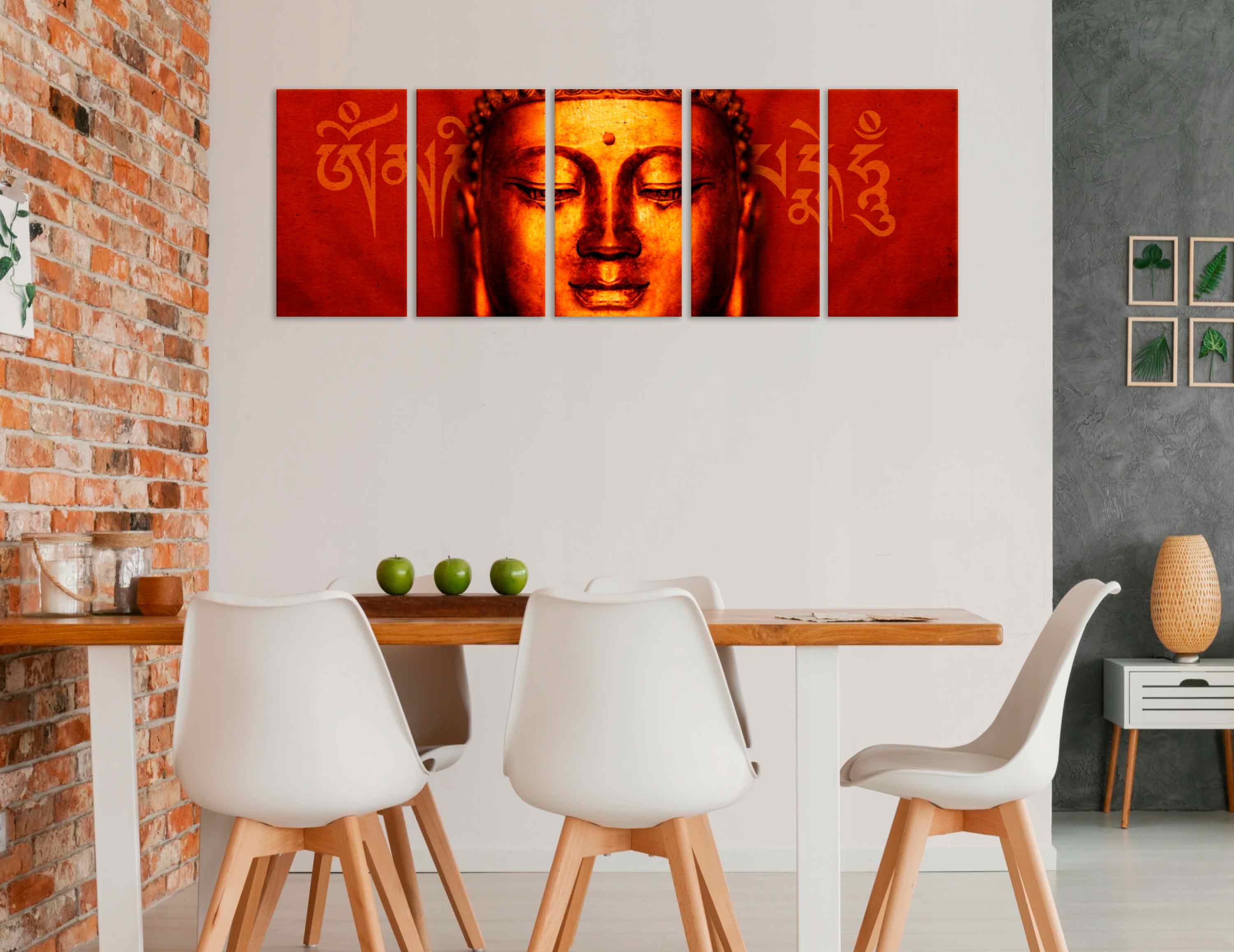 Buddha Abstract Print Buddha Wall Art Asian Wall Art Decor Etsy UK