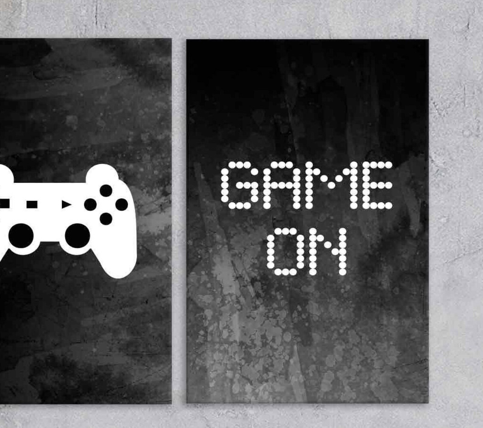 Gaming Wall Art Set Decor Video Game Poster Print on Canvas Etsy