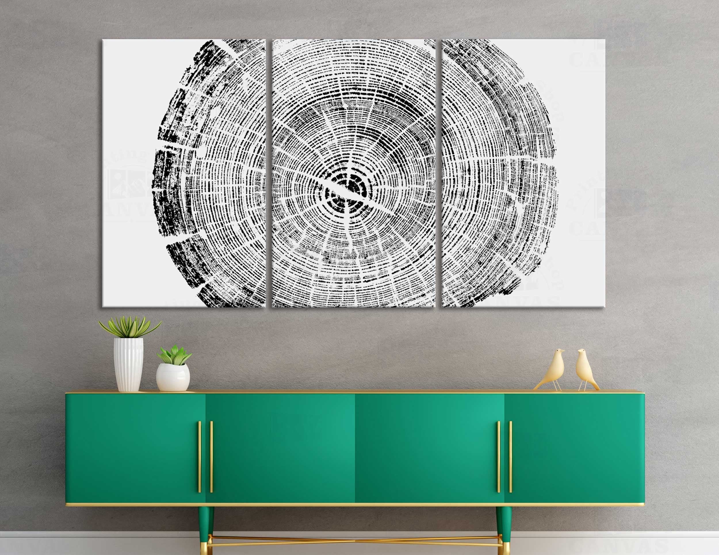 Floating Frame Tree Ring Print Tree Ring Art Print Large Art | Etsy