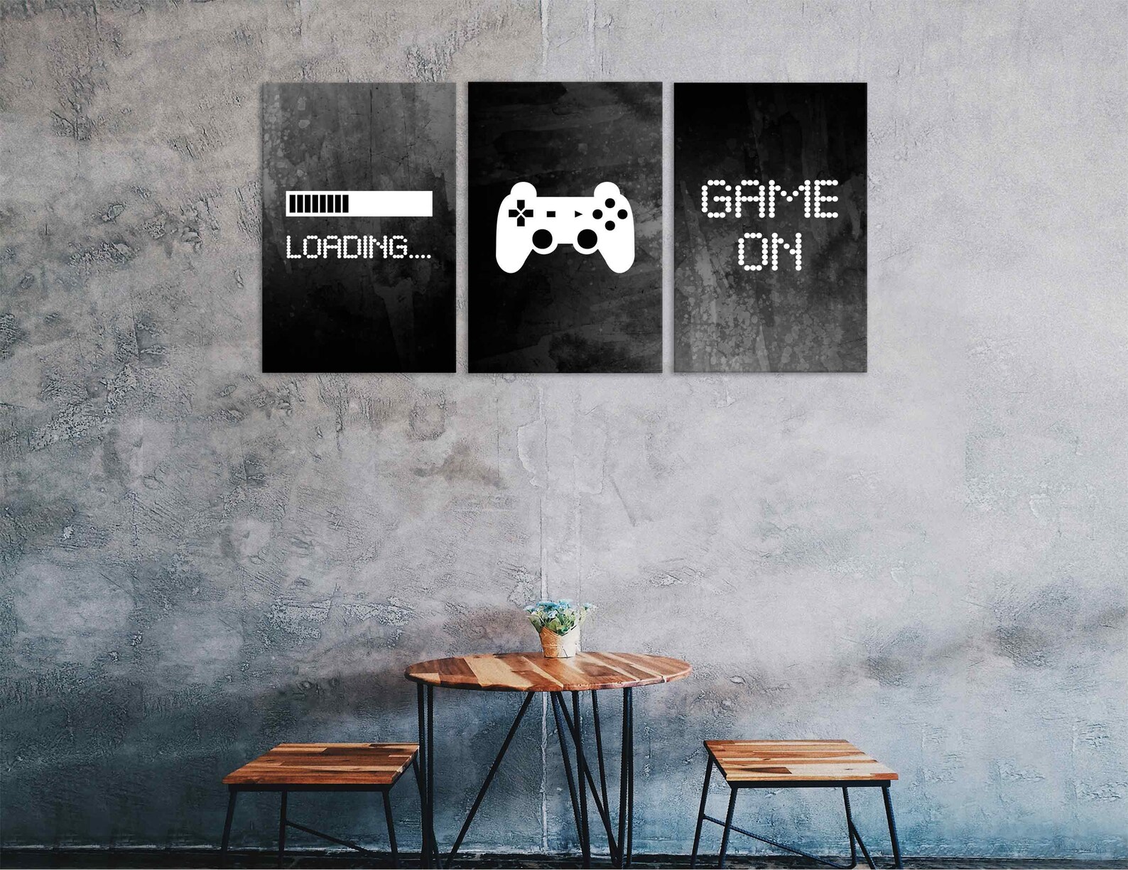 Gaming Wall Art Set Decor Video Game Poster Print on Canvas Etsy
