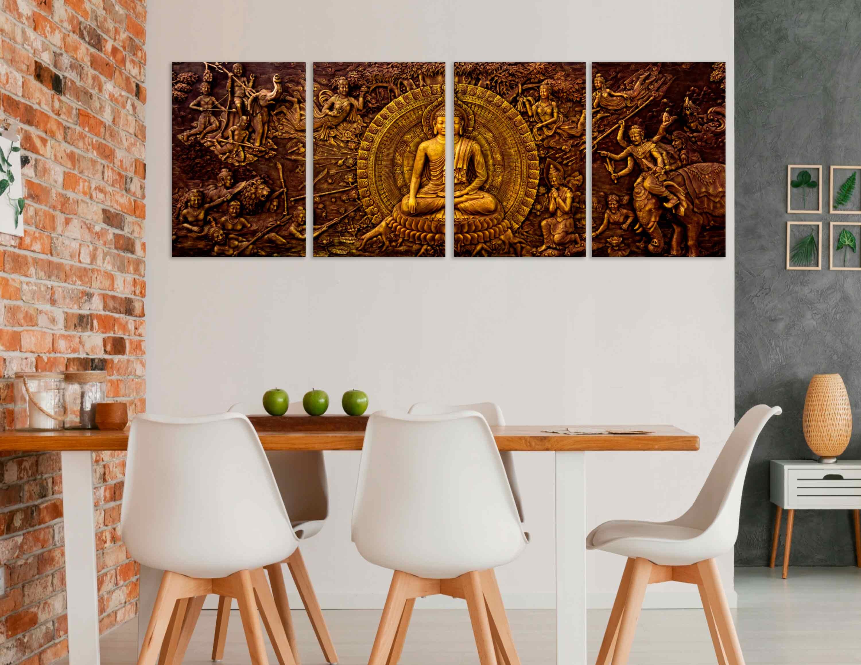 Buddha abstract print Buddha wall art Asian wall art decor | Etsy