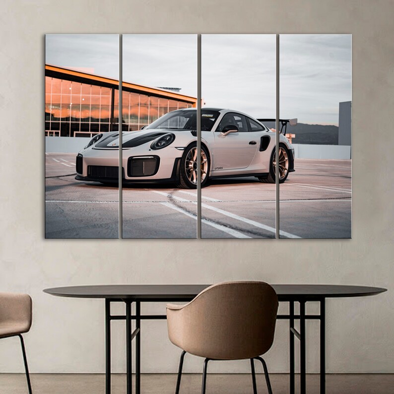 Auto 911 Sport Car Canvas Car Wall Decor Super Car Print on - Etsy