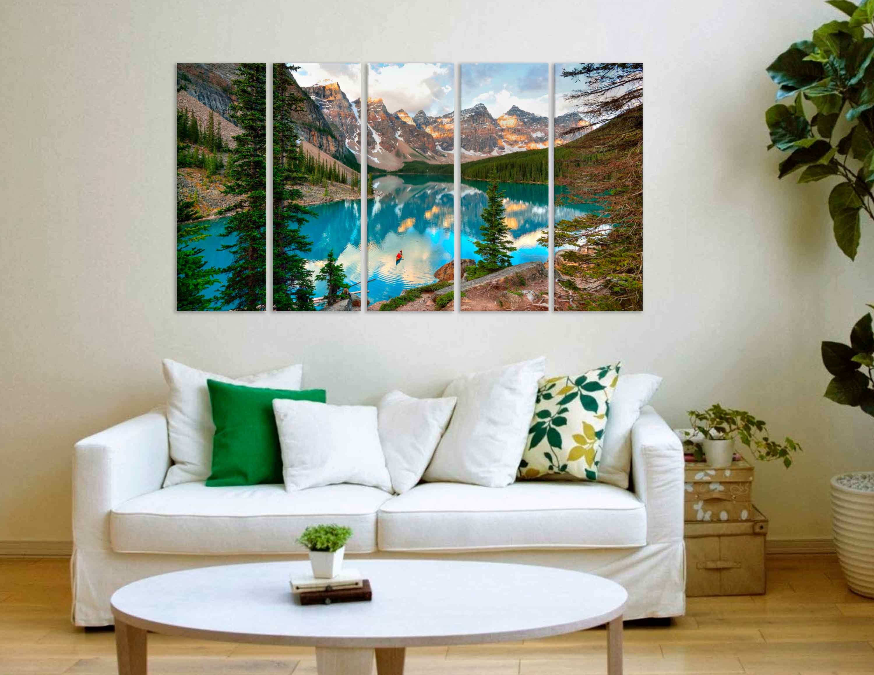 Lake wall art Beautiful Mountains and Lakes Lake in mountains Etsy
