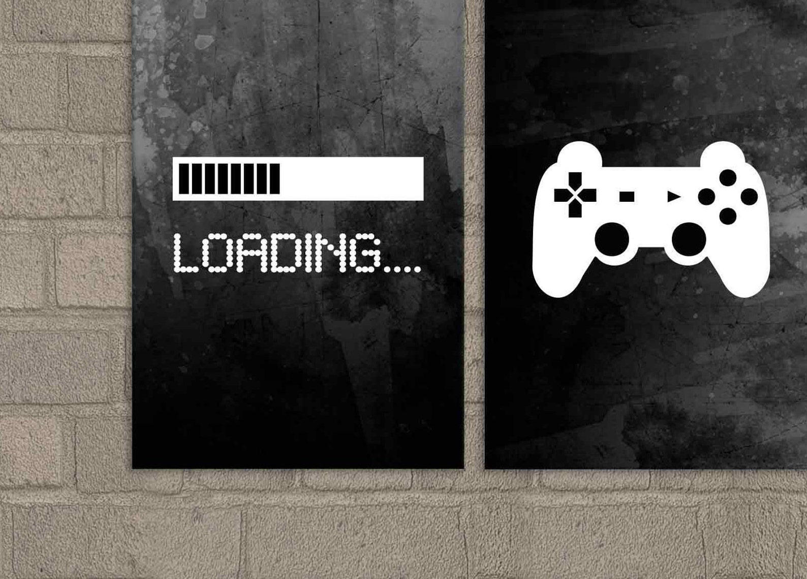 Gaming Wall Art Set Decor Video Game Poster Print on Canvas Etsy