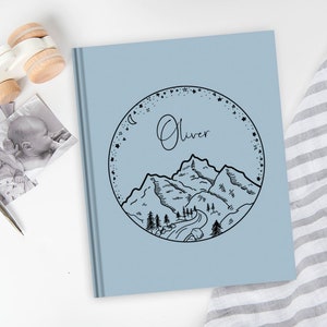Adventure Baby Book | Baby Journal, Baby Shower Gift, Baby Memory Book, New Baby Gift, Baby Boy Gift, Baby Nursery, Baby Album, Baby Gift