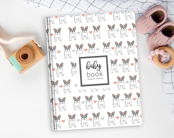 Hondenbabyboek | Babydagboek, kraamcadeau, babygeheugenboek, cadeau voor nieuwe baby, puppykwekerij