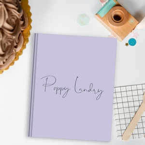Purple Birthday Interview Book | Birthday Memory Book, Baby Books, First Birthday Gift, Baby Shower Gift, Birthday Journal