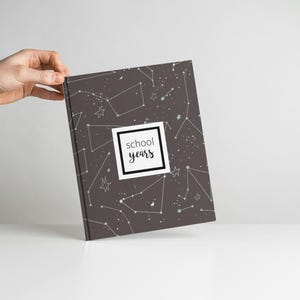 Constellations School Memory Book | School Album, School Keepsake Book