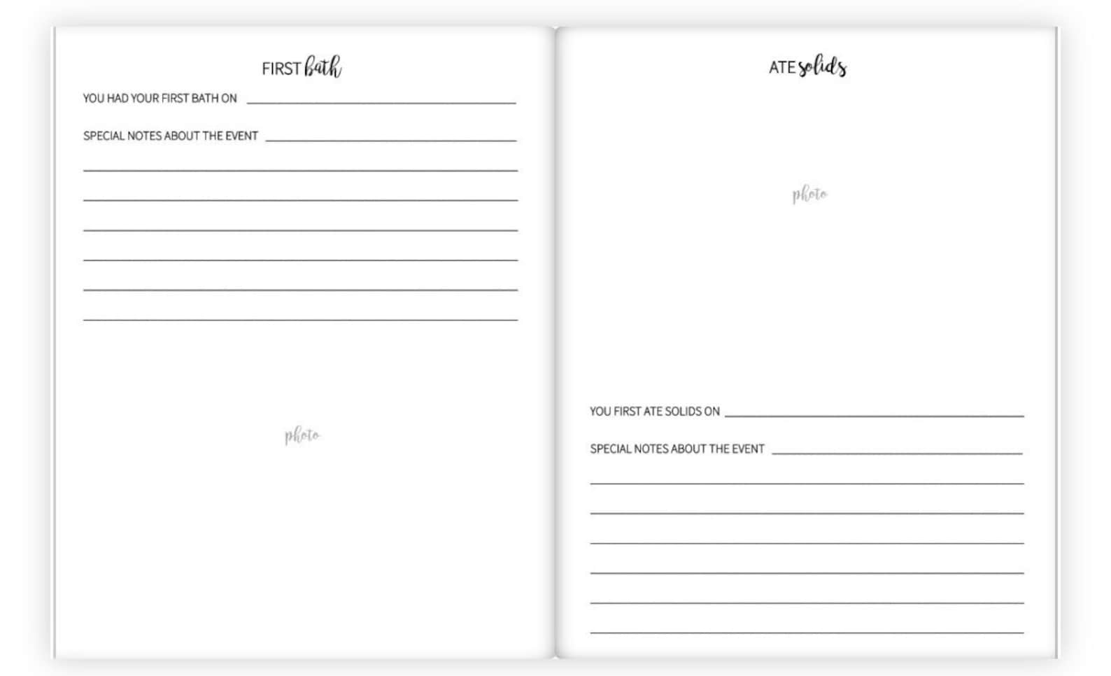 Mom Mom Baby Book Dad Dad Baby Book Baby Book Boy Baby Etsy