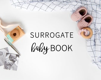 Surrogaatbabyboek | Cadeau voor nieuwe ouders, kraamcadeau, babygeheugenboek, babydagboek, babyalbum